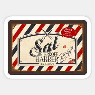 Sal The Barber Sticker